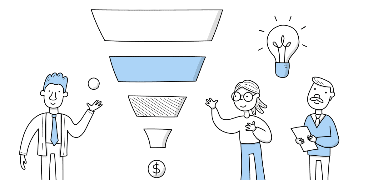 Conversion funnel showing drop-off and completed gifts, illustrating donation form conversion insights