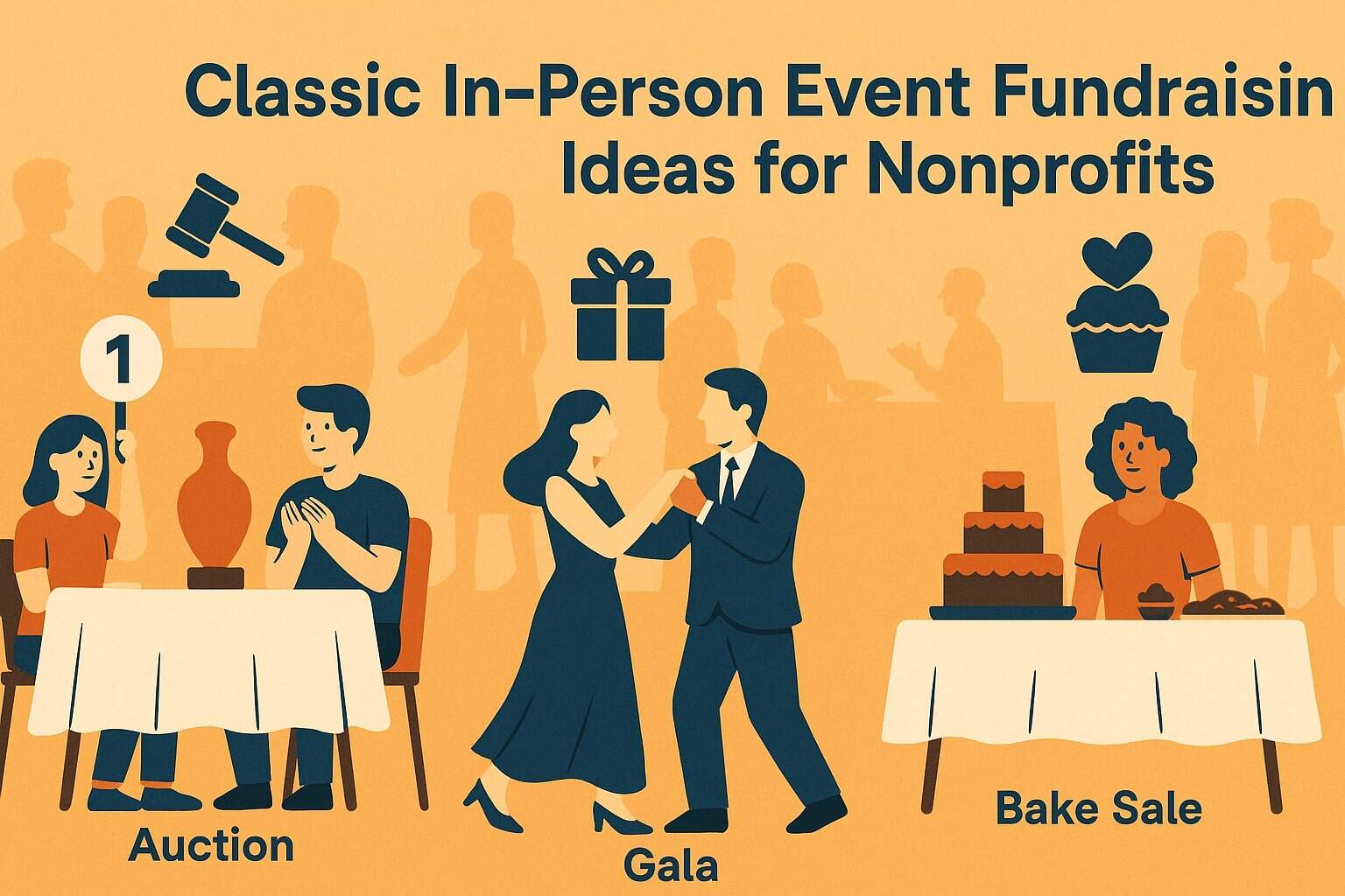 Classic In-Person Event Fundraising Ideas for Nonprofits