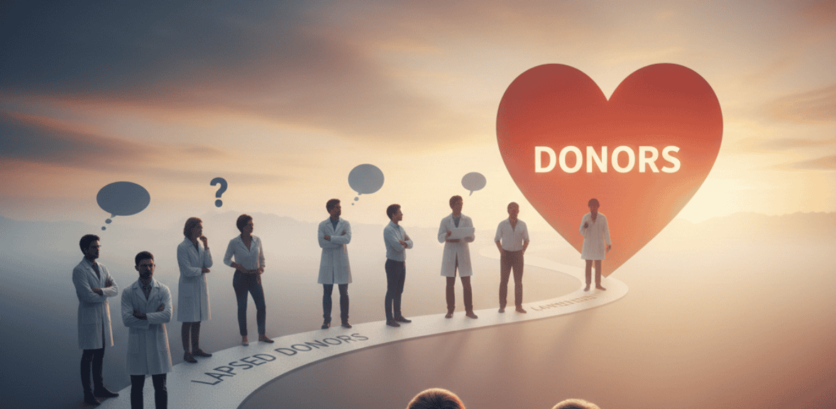 Diagnosing lapsed donors by analyzing donor re-engagement data and understanding why supporters stop giving