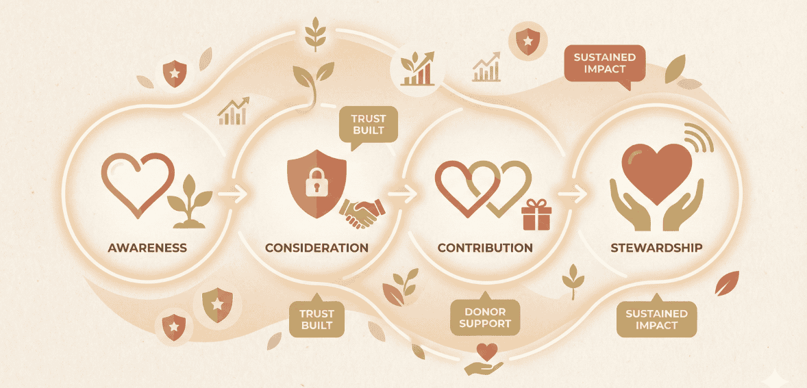 Crisis fundraising strategy with urgent fundraising appeals, email alerts, and real-time donor