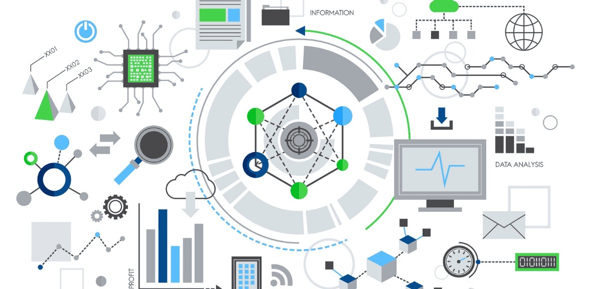 Neutral technology concept image representing feature-by-feature comparison of digital asset fundraising software used to accept and manage cryptocurrency gifts