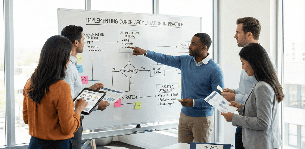 Implementing donor segmentation using CRM data to improve fundraising communication strategy