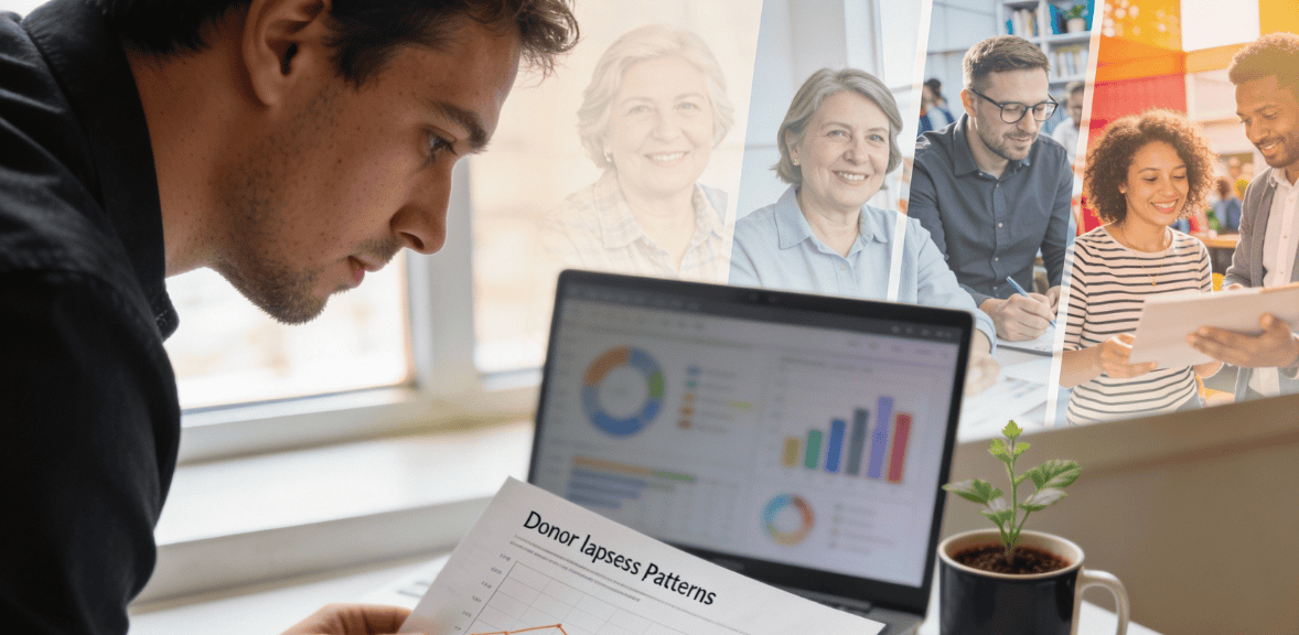 Learning from donor lapses to improve long-term donor re-engagement and fundraising stability