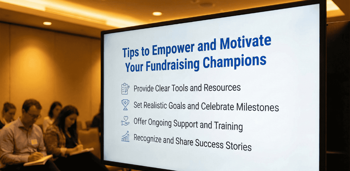 Tips to motivate supporter fundraising through social fundraising and fundraising volunteers