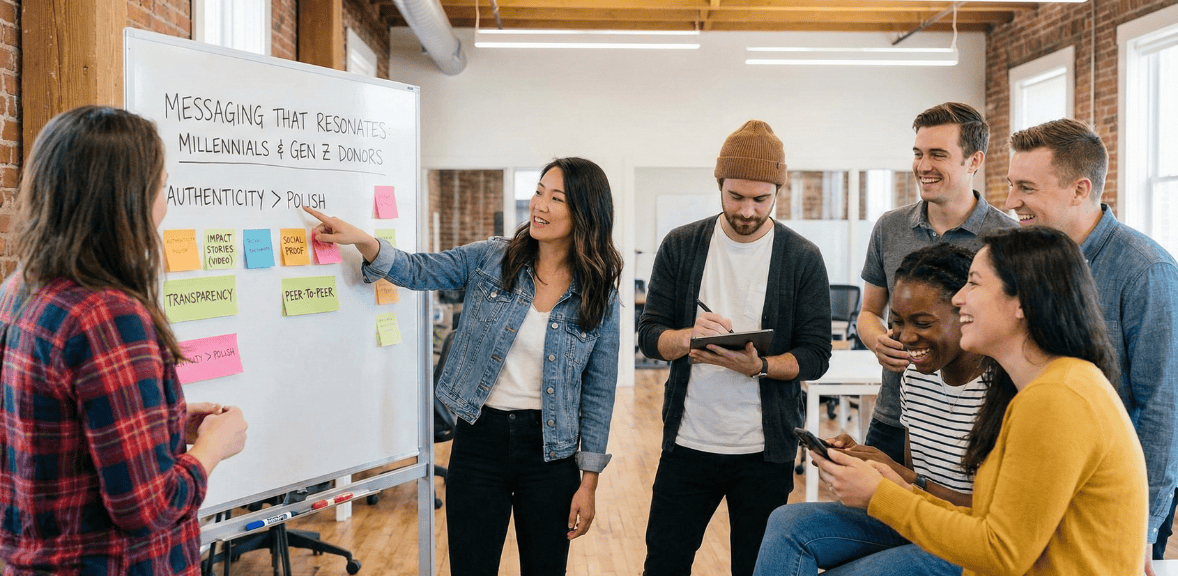Authentic nonprofit messaging that resonates with Millennial donors and Gen Z donors