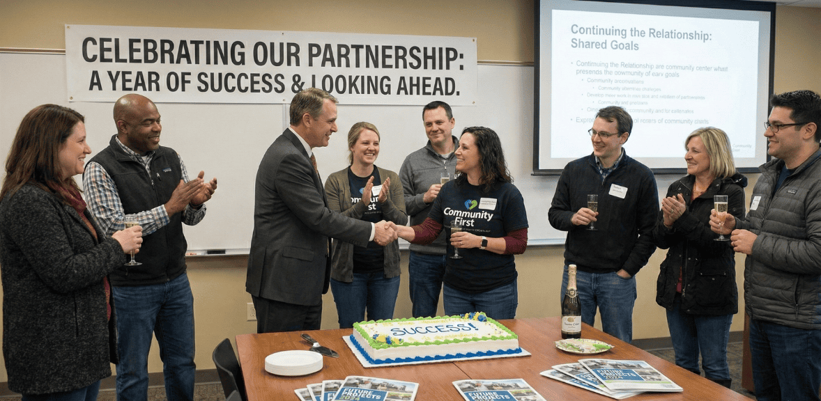 Sharing success from collaborative fundraising and strengthening long-term nonprofit community partnerships