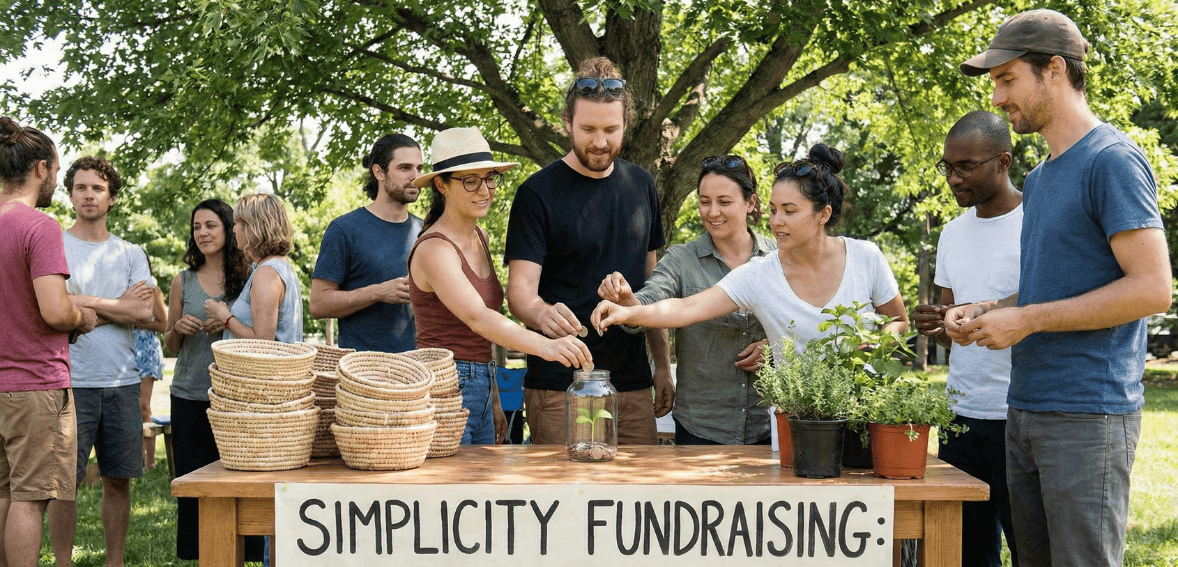 Sustainable community fundraising strategies for small nonprofits using simple event planning