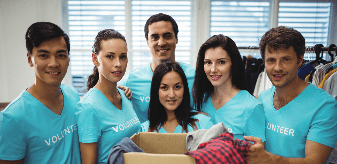 Volunteer fundraisers supporting nonprofits through peer-to-peer outreach and advocacy