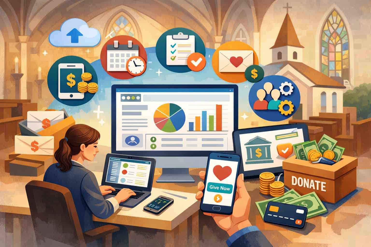 Church donation management software features that matter in 2026