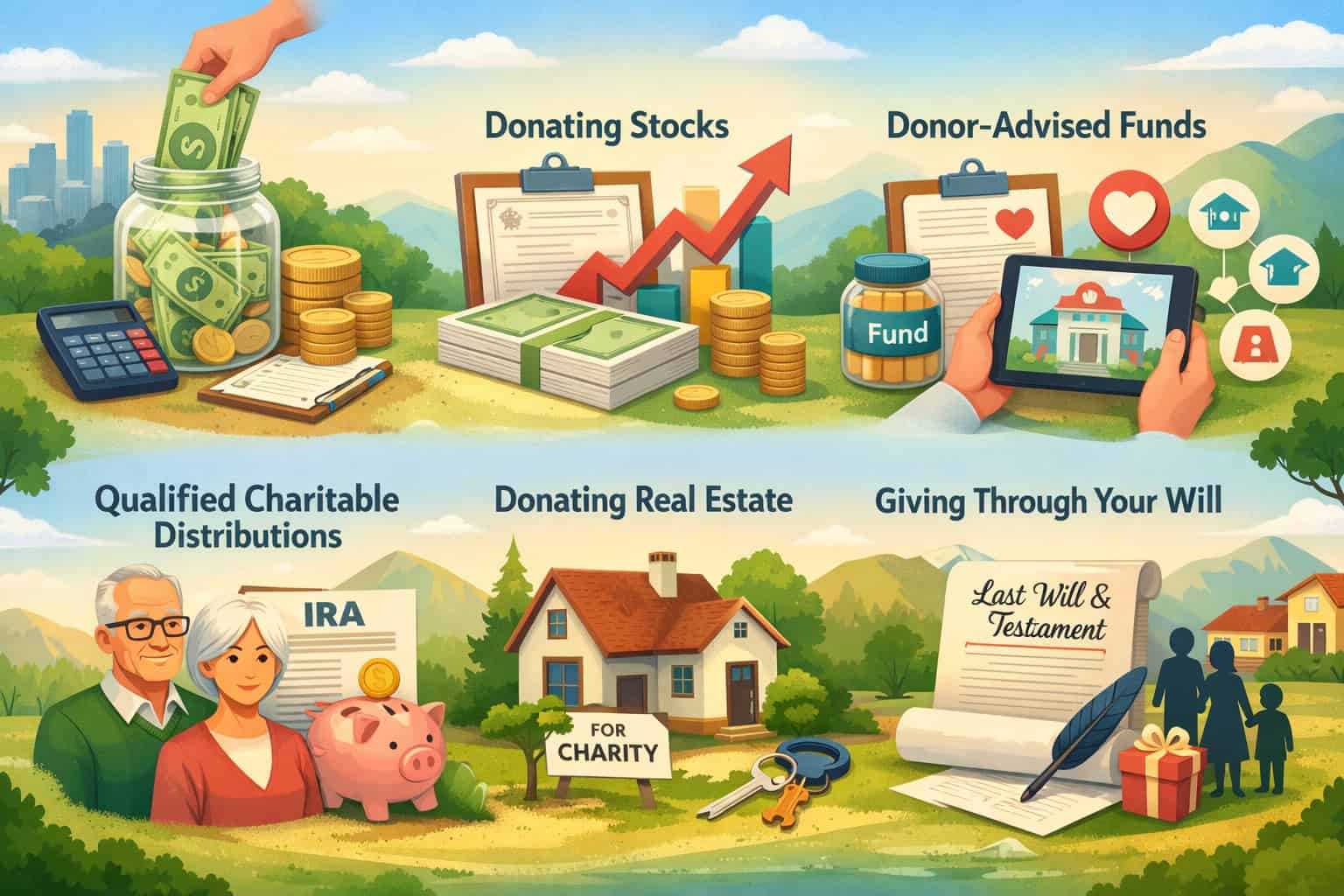 Common giving methods explained (and where each fits best)