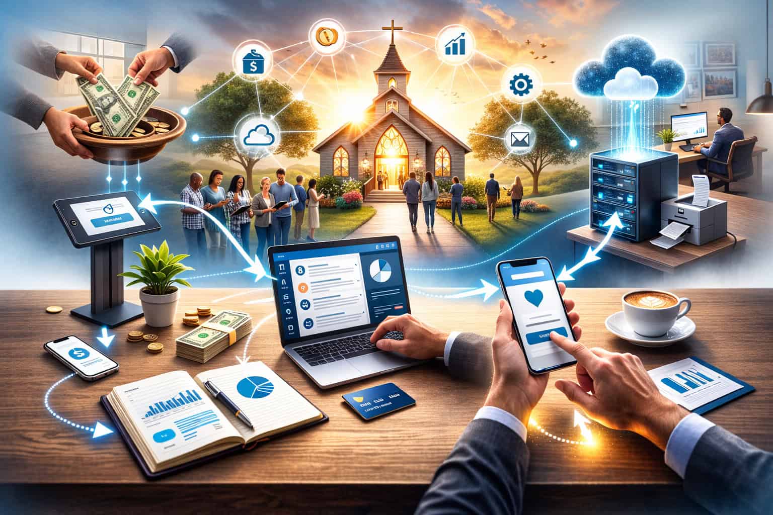 Understanding how church giving software works end-to-end