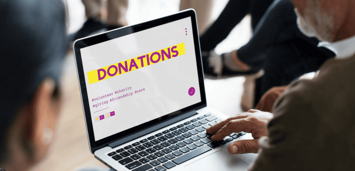 Donations through online