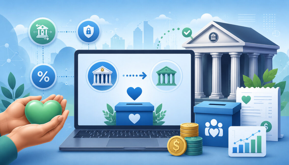 ACH donation processing fees and secure bank transfers for nonprofits